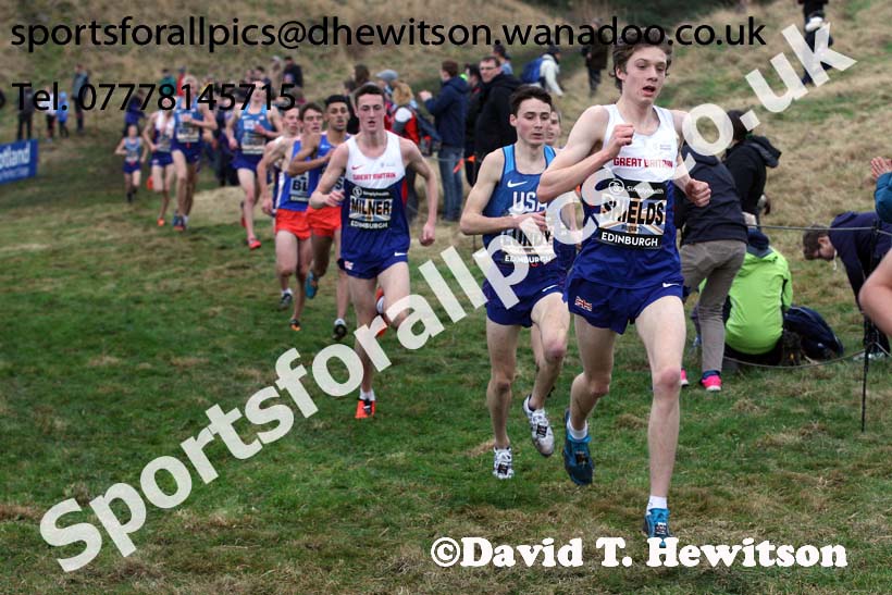 Junior mens Great Edinburgh Cross Country, 2017 Great Edinburgh Cross Country. Photo: David T. Hewitson/Sports for All PIcs